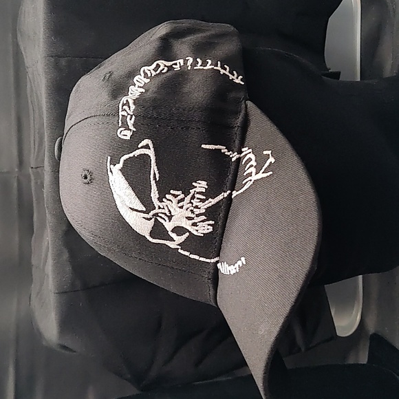 Source Unknown Other - Demon Skull with Horns snap back baseball cap